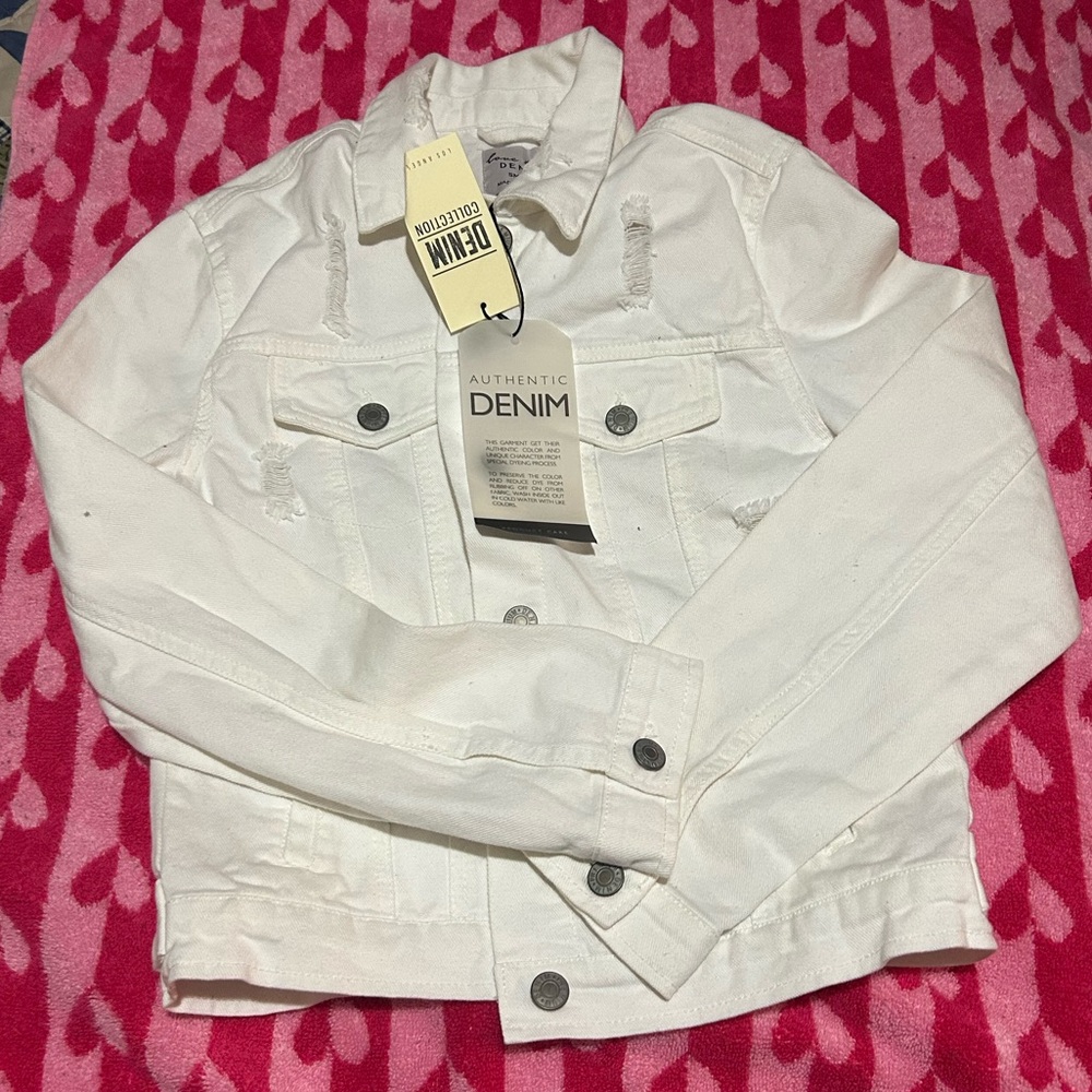 White Jean Jacket